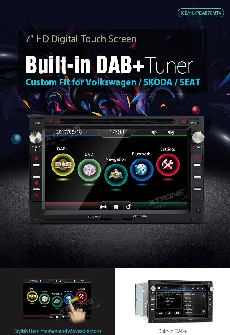 Best 7" DAB+ Car DVD Player GPS Radio For Volkswagen VW Skoda Seat Bora Jetta Golf Sharan Polo T5 Octavia Babia Auto 2 Din RDS Stereo 0 Best 7" DAB+ Car DVD Player GPS Radio For Volkswagen VW Skoda Seat Bora Jetta Golf Sharan Polo T5 Octavia Babia Auto 2 Din RDS Stereo 0