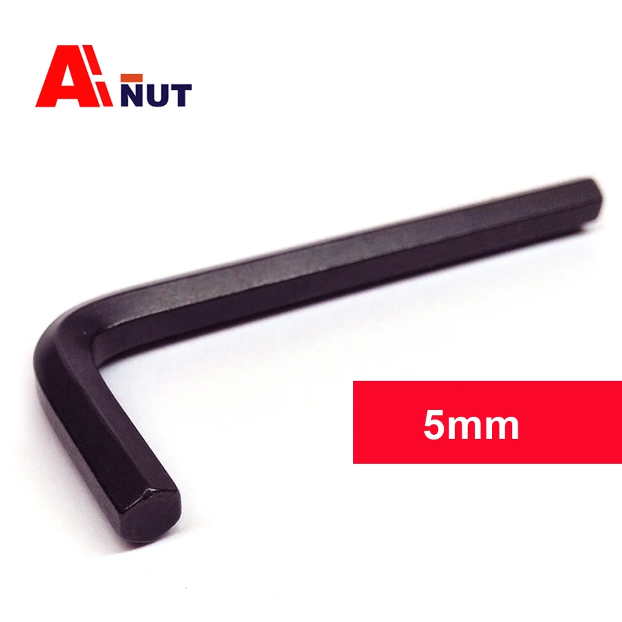 

5mm hex wrench 20 pieces, hex socket allen wrench ,black oxide hex key wrench screwdriver tools 1.27mm~55mm