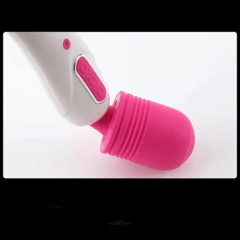 LILO Rechargeable Magic Wand Powerful Body Massager Clitoral Vibrator AV Vibrators Adult Sex Toys for Couples Sex Products 4