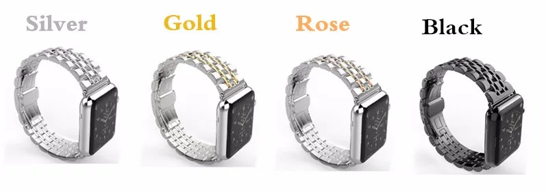 Ремешок для apple watch band 44 мм 40 мм apple watch 5 4 3 iwatch band 42 мм/38 мм correa из нержавеющей стали pulseira Butterfly ремешок для часов