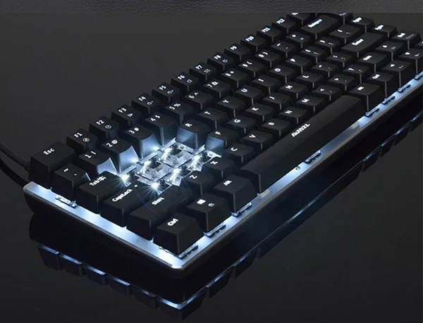 Ajazz AK33 RGB/Трехцветная/игровая механическая клавиатура с одной подсветкой 82