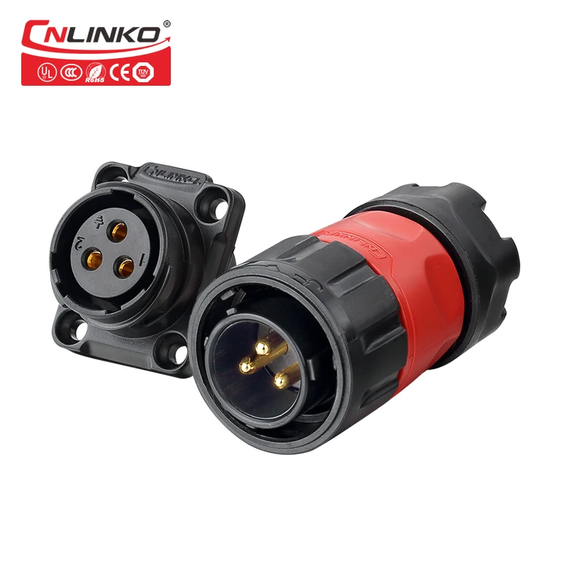 CNLINKO M20 2/3/4/9 контактный кабель электронный провод к плате Pastic/Metal Panel Mount 12 В 5 20A