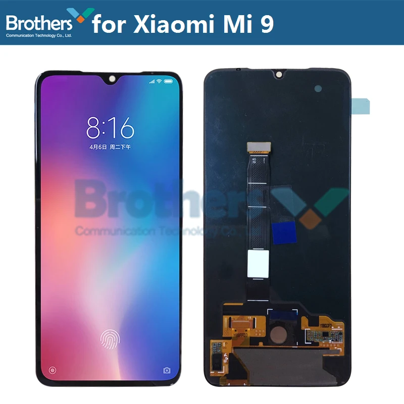 

LCD Display For Xiaomi 9 Mi 9 LCD Assembly for Xiaomi 9 LCD Screen Touch Screen Digitizer Phone Replacement Tested Original Top