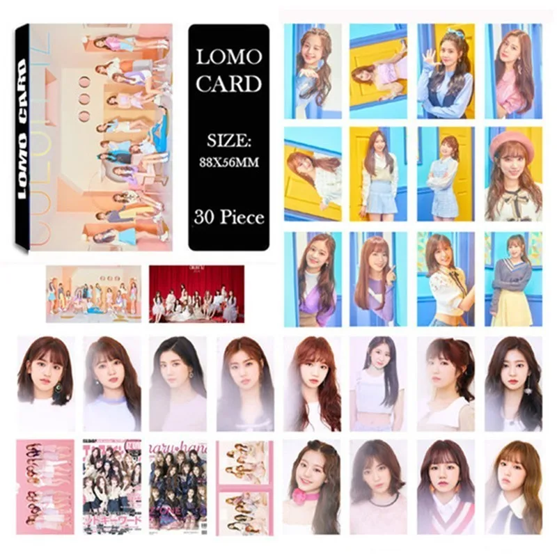 LOMO Card KPOP BIGBANG/EXO/BLACKPINK/GOT7/IKON/RED VELVET/SJ/NCT127/IZONE/TXT/TWICE/MONSTAX/Album Small Cards Photo Photocard