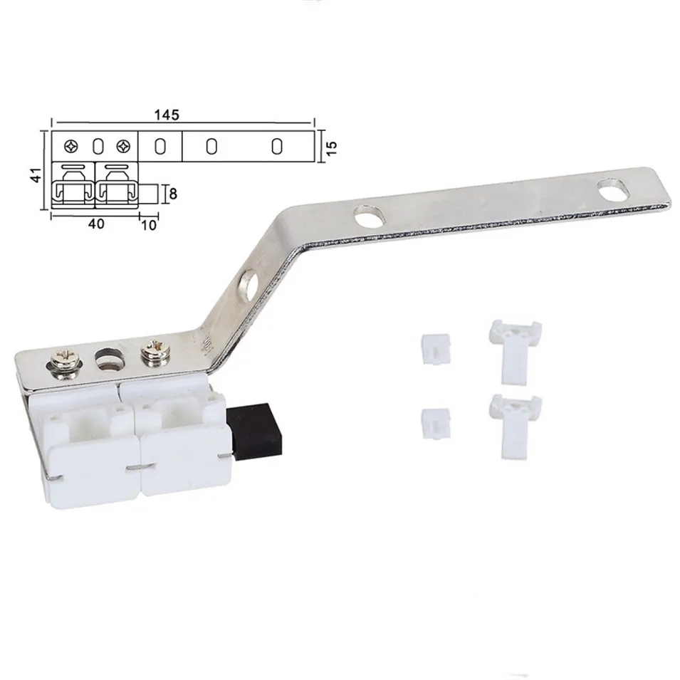 2pcs High Quality Curtain Track flex cars for Dooya xiaomi Smart Home intelligent straight Curtain System Cornice Track Rail