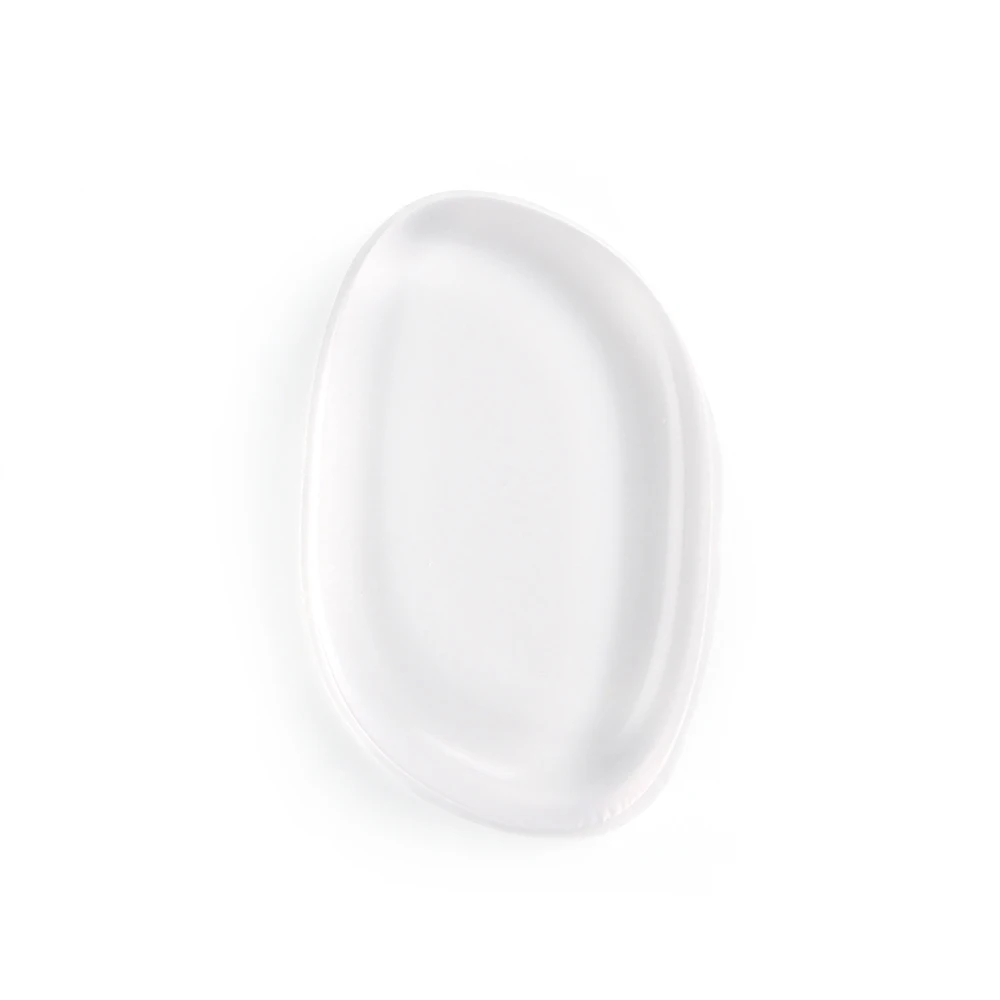 New Arrive 5Pcs Silicone Makeup Powder Puff Ellipse Jelly Transparent Cosmetic Beauty Make Up Tool For Foundation BB CC Cream (31)