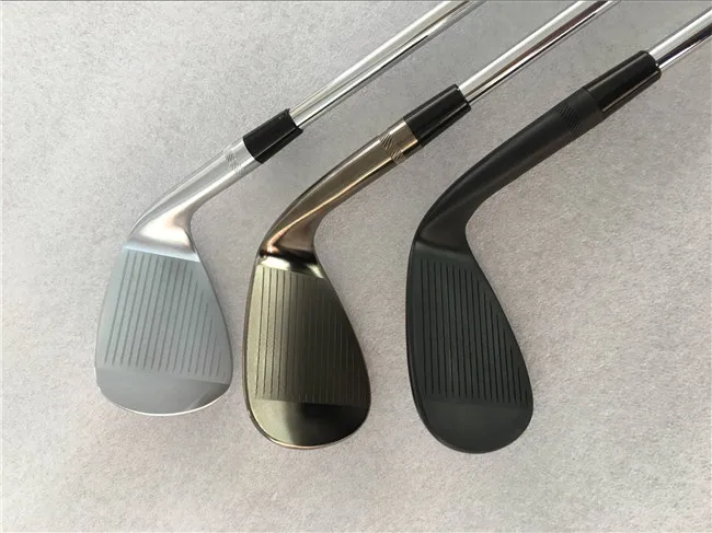

Left Hand SM7 Wedge SM7 Golf Wedge Silver/Steel Grey/Jet Black Golf Clubs 50/52/54/56/58/60 Degrees Steel Shaft With Head Cover