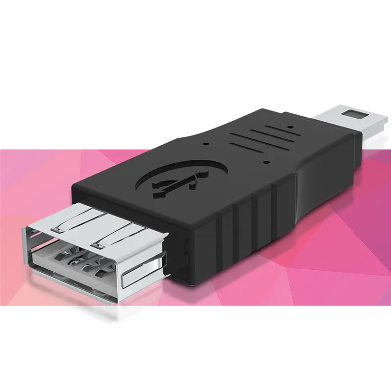 Uverbon высокоскоростной USB Мужской к USB 2,0 Женский адаптер мини-usb OTG конвертер адаптер синхронизации данных для MP4 планшета смартфона