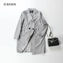 Натуральная кожаная женская куртка из овчины, серый и черный цвета, свободная винтажная осенне-зимняя куртка из натуральной кожи для женщин