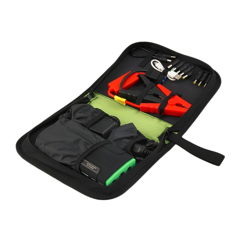 

50800mAh 12V Car Emergency Start Power Bank Vehicle Jump Starter Booster Portable Current Battery Charger Three Light