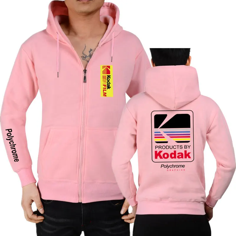 

Japanese style Kodak Zip Hoodies Sweatshirt jaqueta masculino off white streetwear sweatshirts men Women Funny Cat Wave Hoodies
