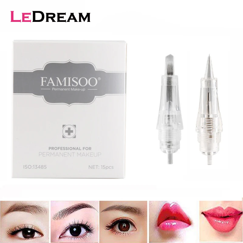 

15pcs/box Sterile Disposable Needles Cartridges For Famisoo NFPOP Digital Tattoo & Body Art Microblading Microneedling