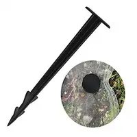 סיכות בד 100pcs פלסטיק גינת כיסוי בד אבטחת תחרות דוקרנים דשא סיכות יתדות סוד סטייפלס עיגון ויד תיקון Landscape (2)