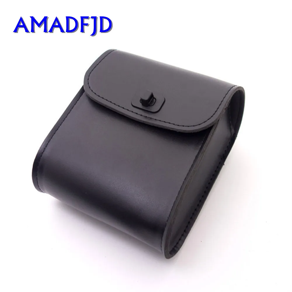 

New 1 pair combination motorcycle rear seat waterproof leather bag racing motorbike Saddle bag case motocross Toolbox