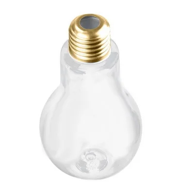 Удивительный дизайн светодиодные светящиеся лампы бутылки для воды краткое милое молоко сок свет Маслосборник герметичность - Цвет: Yellow