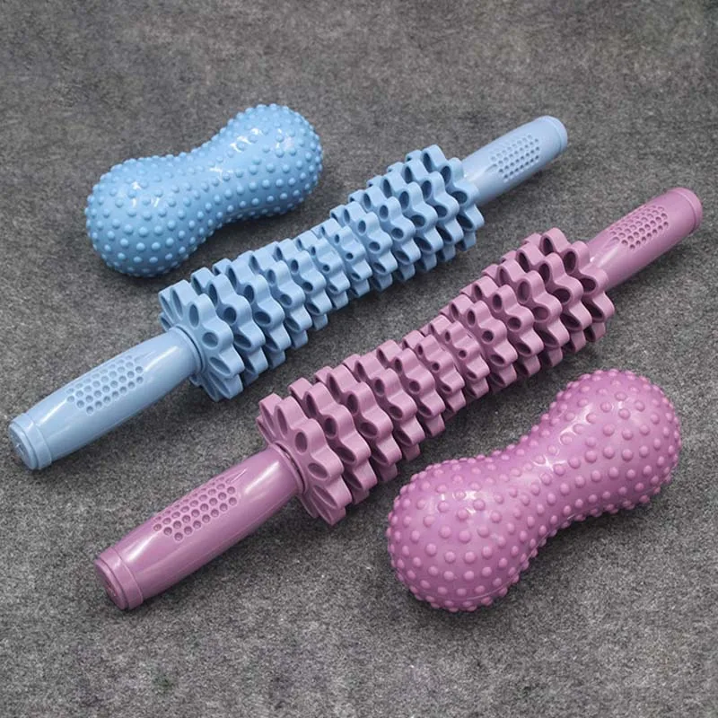 

Dismountable Muscle Roller Massage Stick Yoga Fitness Equipment Yoga Roller For Leg Body Arm Back Shoulder Massager M016