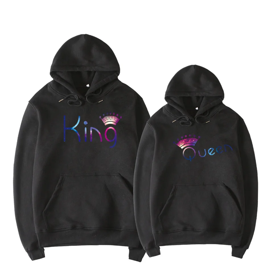 King Queen hoodie sudadera dye gradiente