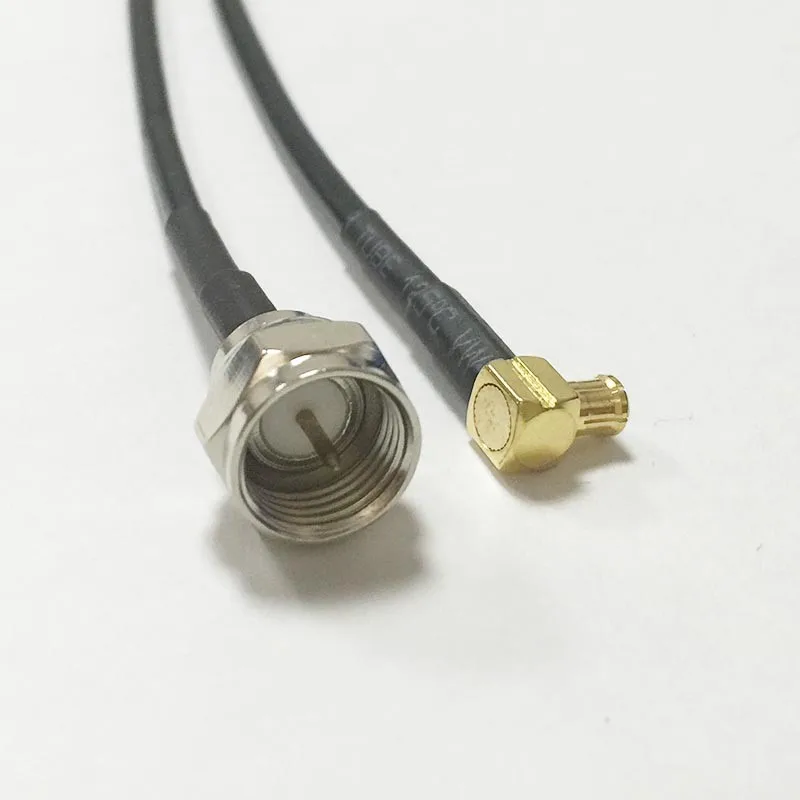 F штекер для MCX Mlale разъем под прямым углом RG174 кабель косичка 20 см " адаптер