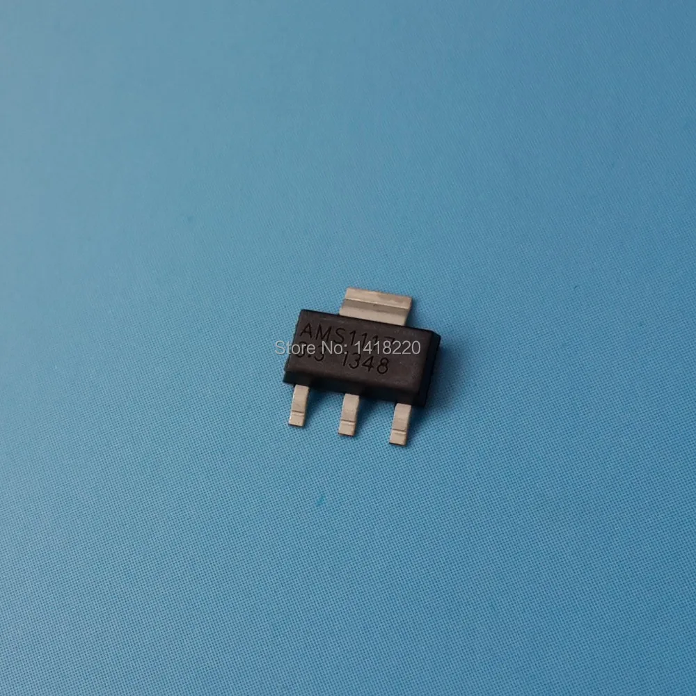 

Free shipping 70Pcs AMS1117-1.2V -1.5V 1.8 V - 2.5V -3.3V -5.0V -ADJ Voltage Regulator SOT-223 seven kinds of each 10