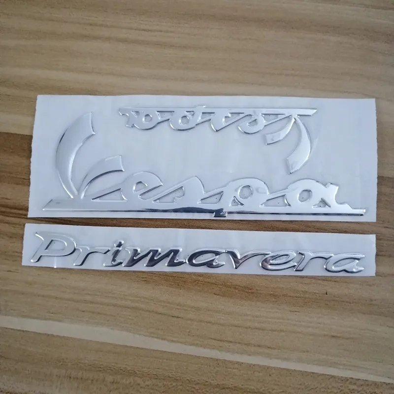 

Motorcycle Emblem Badge Decal 3D Tank Logo For Vespa Primavera LX LVX 125 150 Sprint GTS