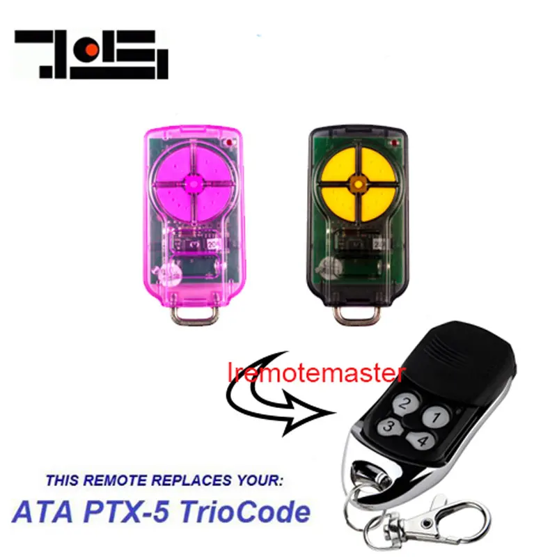 

Wholesale 100pcs Automatic Garage Gate Door Compatible Remote Control for ATA PTX 5V1 Triocode Transmitter