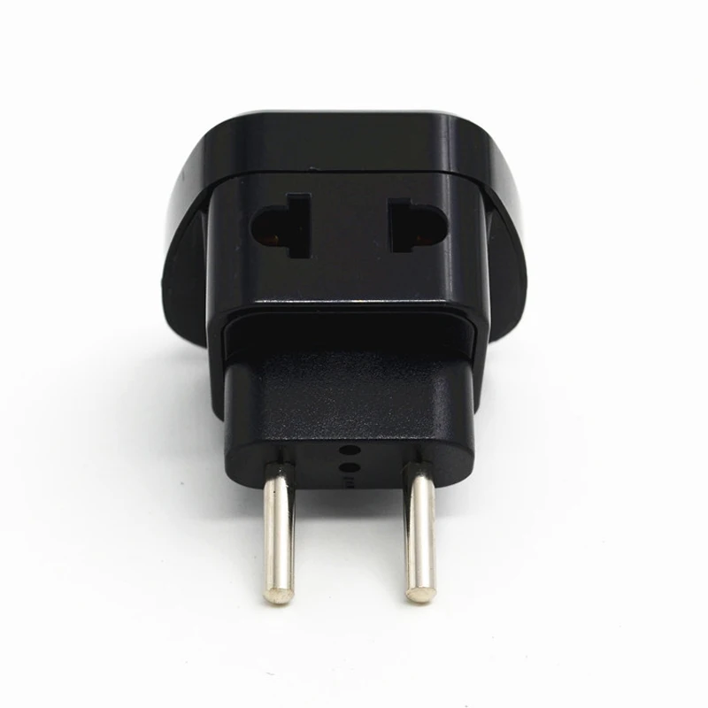 Us 1 55 8 Off!    Aliexpress Com Buy 1pc Black Euro Converter Plug European Europe Eu Plug Power Adapter Convert Us Swiss Italy To Eu Cee7 16 Standard - 