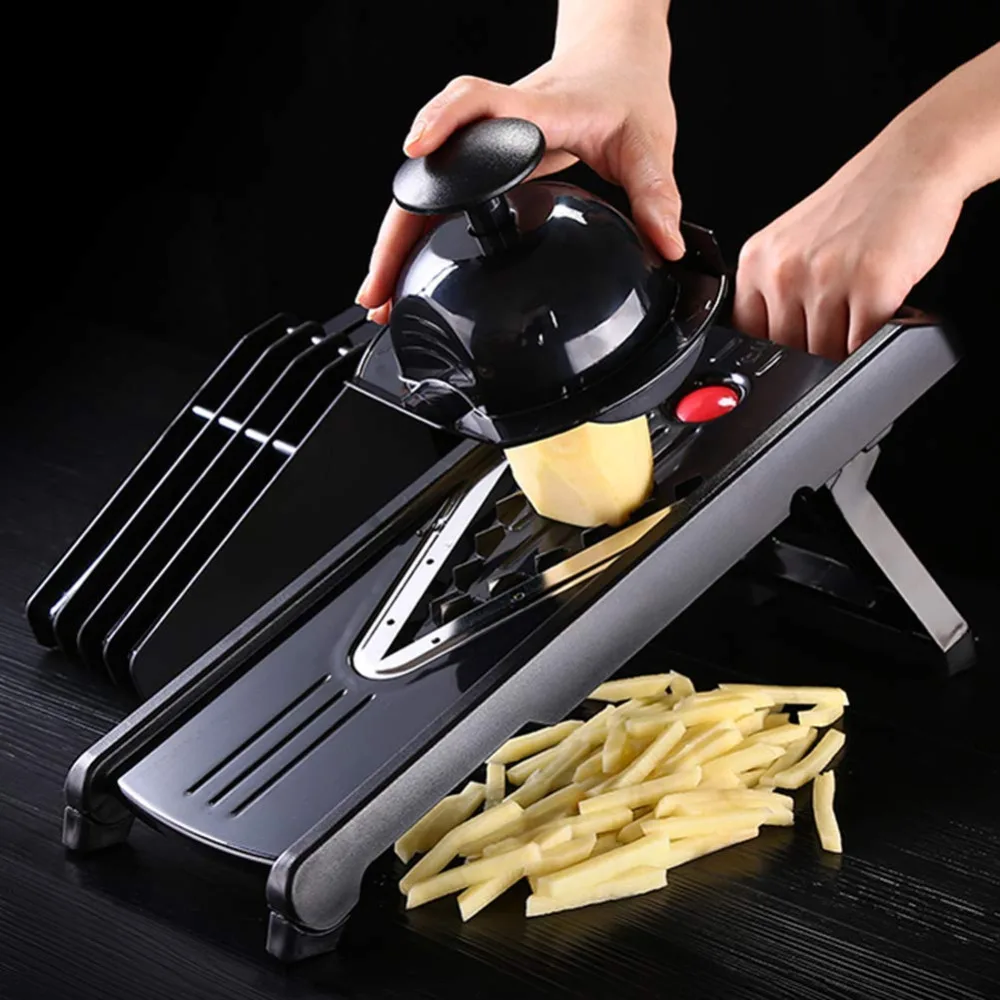 

VOGVIGO Set with 5 Blade Potato Carrot Cutter Kitchen Tool Manual Slicer Multifunction Vegetable Vegetable Cutter For Kitchen