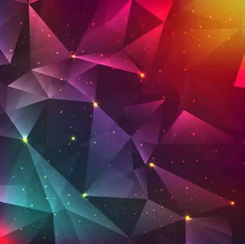 

Colorful triangle bokeh backdrop Vinyl cloth High quality Computer print wall photo studio background