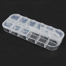 10 сетка портативный ящик для хранения ювелирных изделий электронные части винты гайки контейнер кольцо бусины Органайзер Пластиковый Чехол