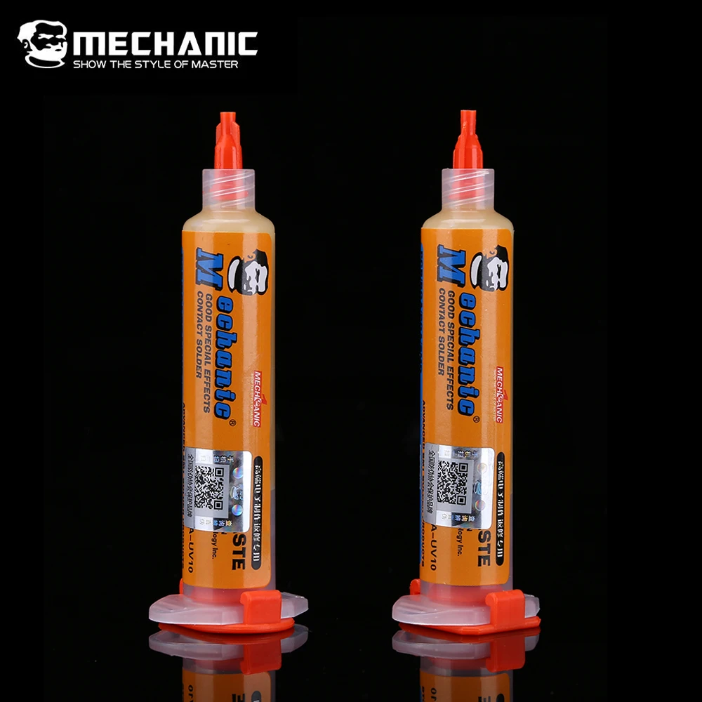 Паяльная флюс MECHANIC RMA UV10 10CC BGA паста без очистки SMD PCB PGA паяльная смазка