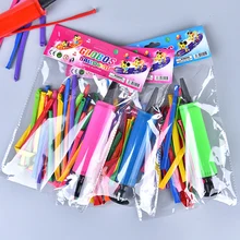 20 шт. DIY волшебные Длинные Воздушные шары надувной для изготовления животных Цветок воздушные шары клоун латексные твист воздушные шары День рождения украшения