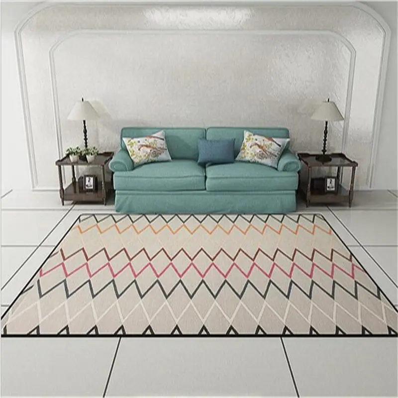 AOVOLL ковры для гостиной 160X230 см большой скандинавский стиль мягкий коврик для спальни серый Современный домашний декор напольный коврик - Цвет: 4