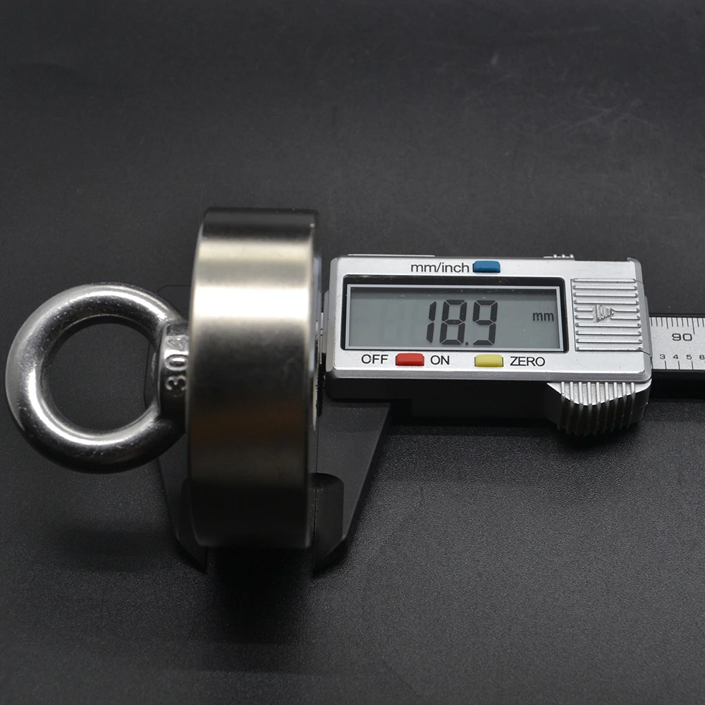 1 шт. 60X20 супер сильный спасательный магнит редкоземельный магнит с кольцом Магнит 60X20 мм неодимовые магниты 60*20 мм