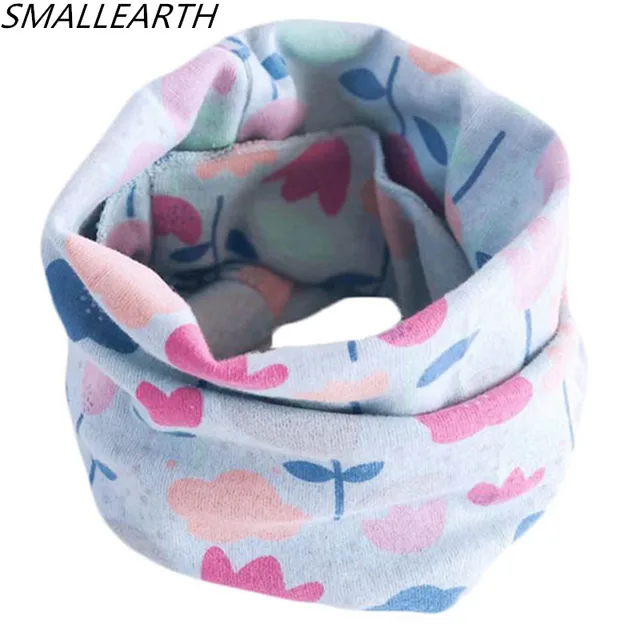 100% хлопок теплый ребенка шарф на весну и зиму Дети шарфы детские шейные воротники мальчики девочки уплотнительное кольцо шарф прекрасные дети воротники