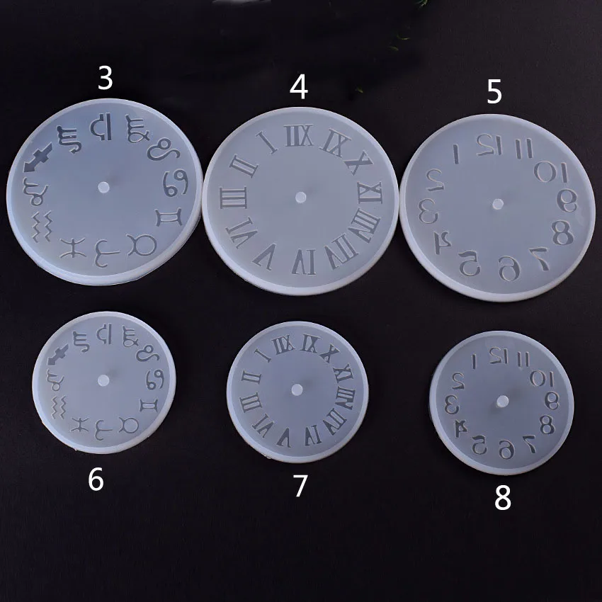 Эпоксидные прозрачные часы Силиконовая смола форма для жидкости кулон литье бусины формы для кристаллов DIY инструмент для изготовления ювелирных изделий ручной работы