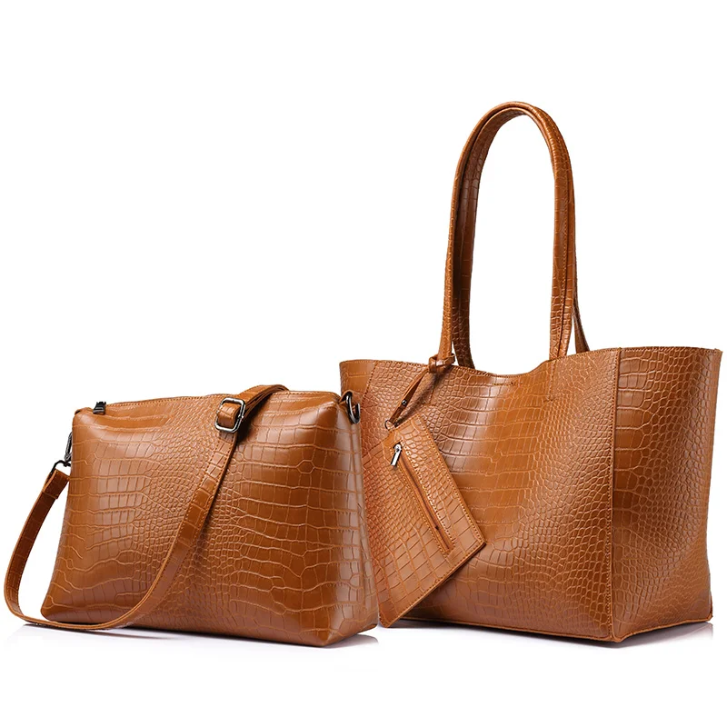 

REALER brand big tote bags female casual large capacity shulder bag women handbag high quality artificial leather composite bag