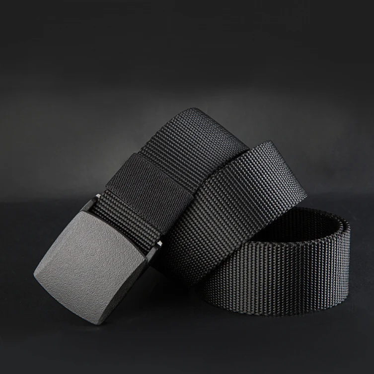 New 2016 Belts Men High Quality Canvas Belt Casual belts fast dry Plastic Automatic Buckle 110-140cm