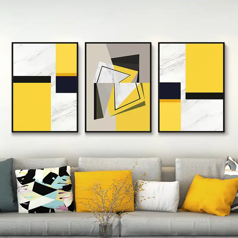 Chinese Painting Style 3pcs Large Picture Frames Home Office Wall Chinese Painting Style 3pcs Large