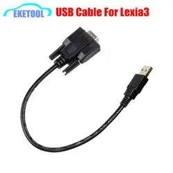 USB кабель для Lexia-3 PP2000 диагностический инструмент короткий USB разъем для Lexia3 Lexia для Citroen peugeot Бесплатная доставка