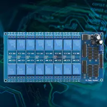 1-16 channels DC 12V Relay Module with Optocoupler Low Level PLC Trigger Expansion Output Board Interface Control Board