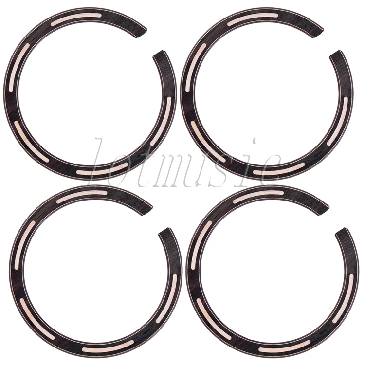 

4Pcs High Quality Acoustic Guitar Soundhole Rosette Inlay Maple Wood