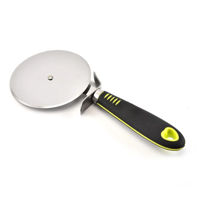 1 Pc Round Pizza Cutter Stainless Steel 3 Sizes Handle Pizza Knife Cutter Pastry Pasta Dough Kitchen Baking Tools High Quality