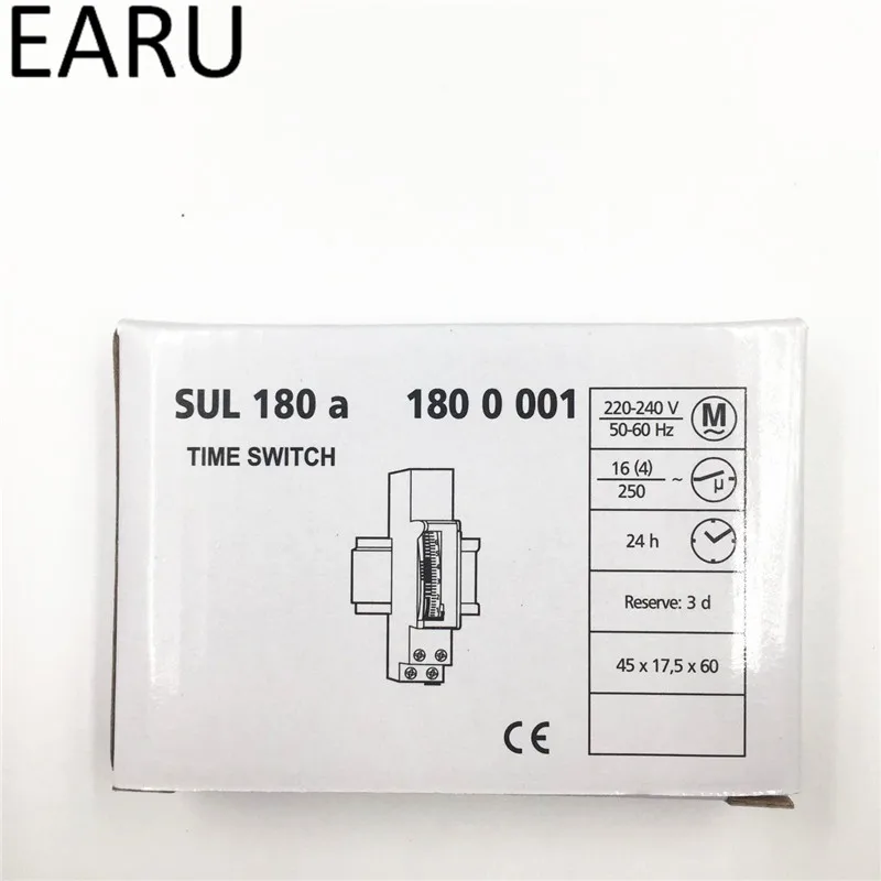 2 шт./лот 15 минут din рейку Механическая Аналоговый таймер 220VAC программируемый реле времени SUL180a Лидер продаж