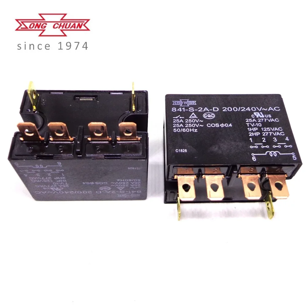 rele songchuan 841 s 2a d 24vdc 200 240vac 12vdc 100 novo original 03
