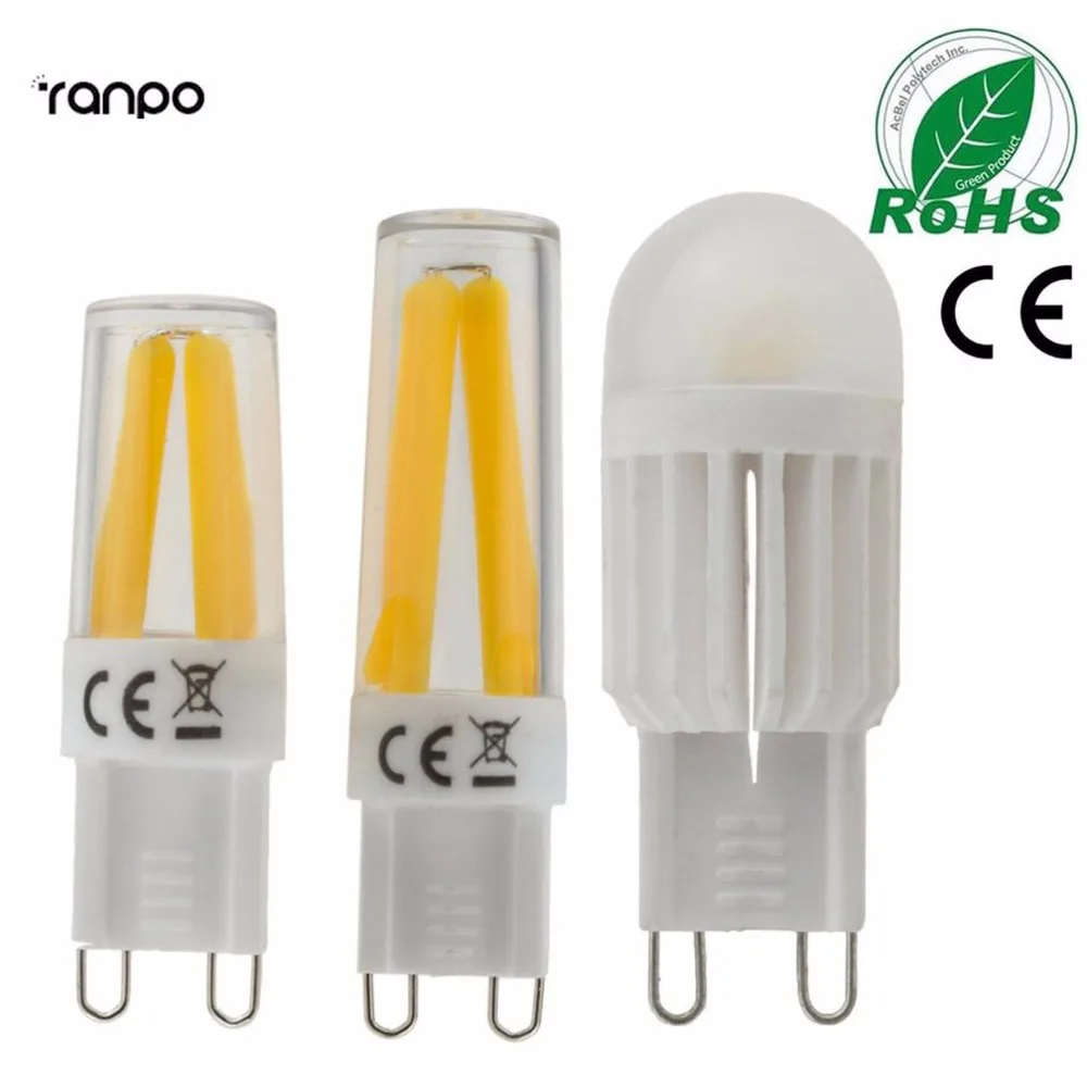 Dimmable Led G9 4w 6w 9w Lamp Bulb 110v 220v Cob Smd Lighting Dimmable Led G9 4w 6w 9w Lamp Bulb 110v