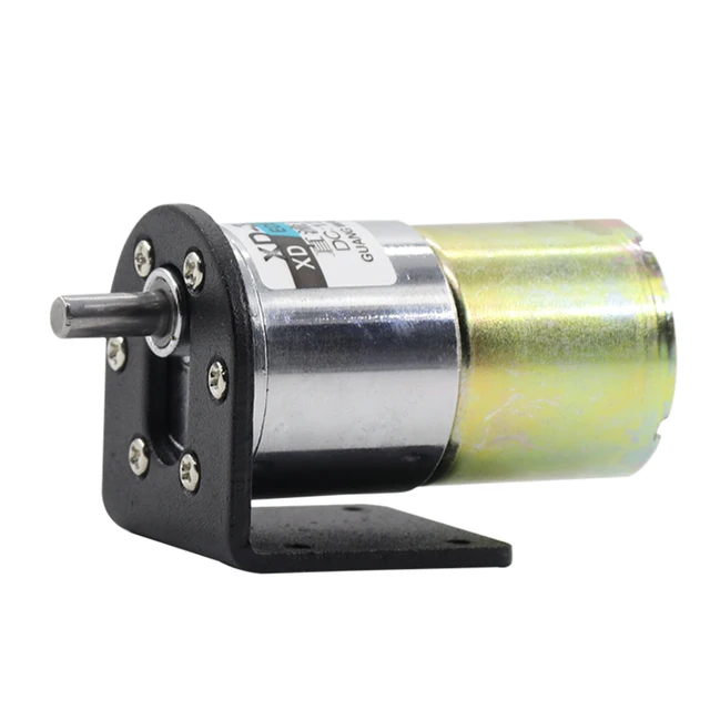 12V / 24V 10W Motor + support miniature DC geared motor low speed high