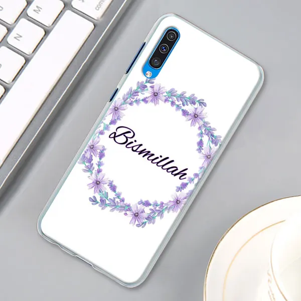 Muslim Islam Bismillah Allah Case Cover for Samsung Galaxy A30 A40 A50 A70 A6 A8 Plus A7 A9 M30 Phone Case Coque - Цвет: 02