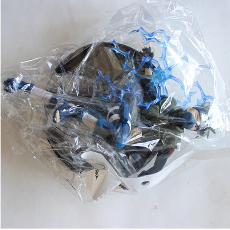 Аниме Наруто игрушки и Фигурки игрушек фигурки Juguetes Hatake Kakashi Lightning Release: Chidori Figure