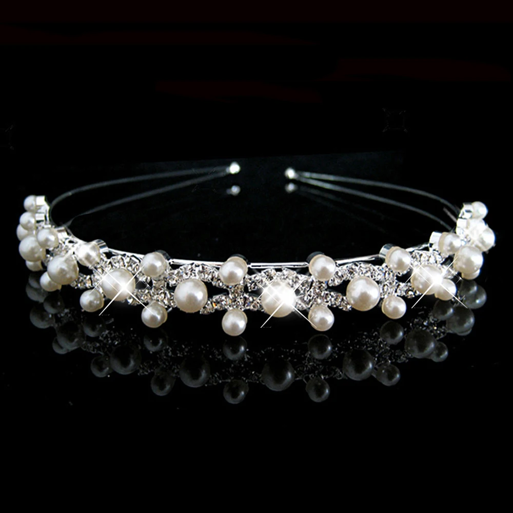 Jewelry Accessories Hair Accessory Hair Headdress Bridal Headwear Hair Band Crown Princess Tiara Bridal Prom Crown