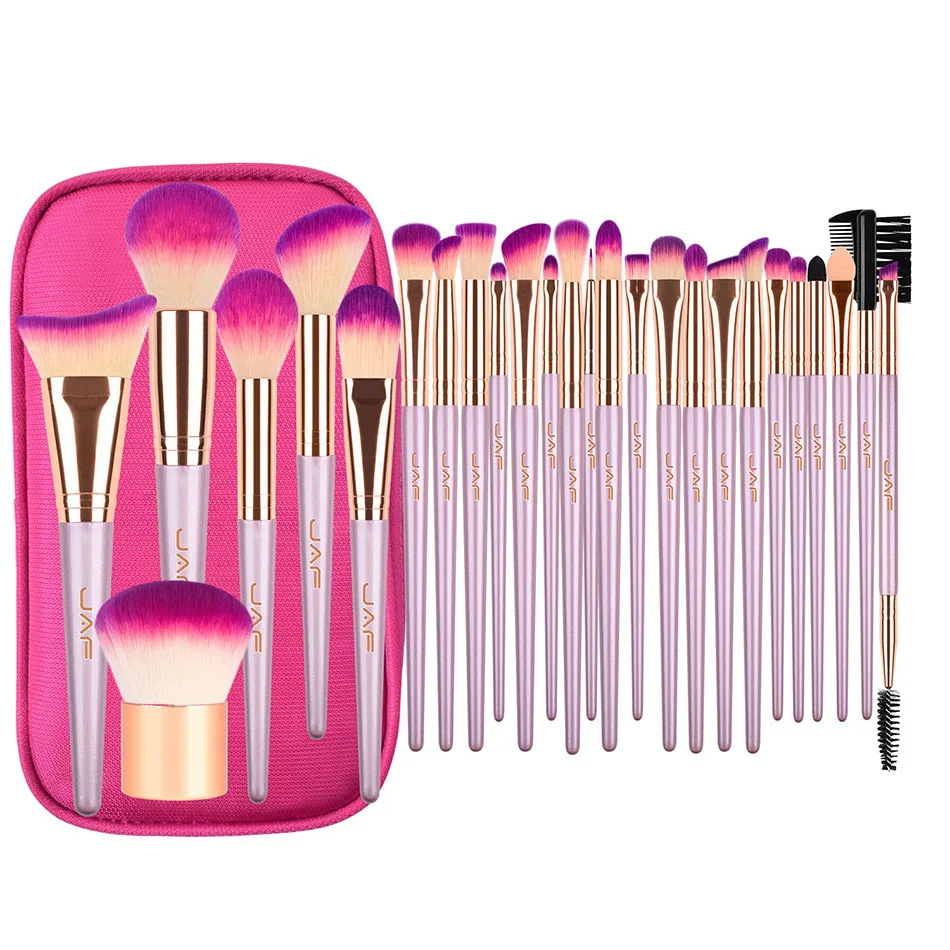 

Makeup Brush set Tools 26 pcs Professional Foundation Face Eye Eyeliner Eyelash Eyeshadow Powder Blush Cosmetic Kit for Woman